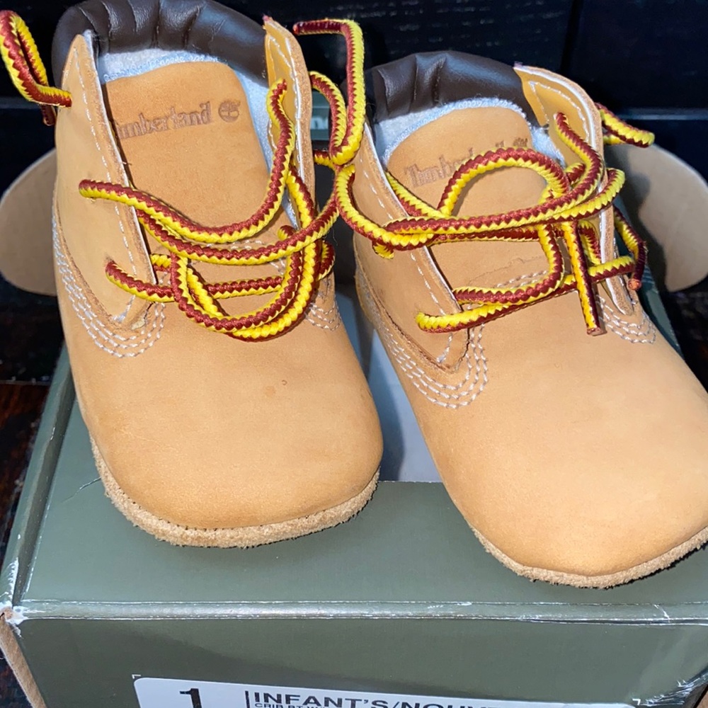 Timberland Infant Crib Booties - 1C *booties only*